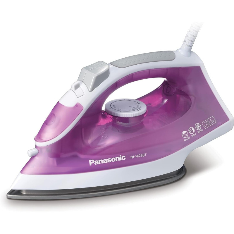 Panasonic - 1550W Steam Iron - NIM250T, Pink Colour