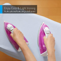 Panasonic - 1550W Steam Iron - NIM250T, Pink Colour