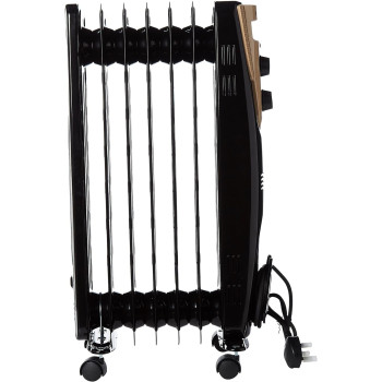 Black+Decker 1500W 7 Fin Oil Radiator Heater, Black Colour, OR070D-B5