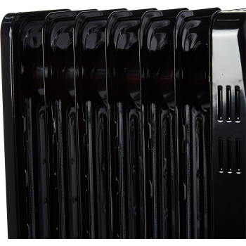 Black+Decker 1500W 7 Fin Oil Radiator Heater, Black Colour, OR070D-B5