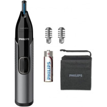 Philips Nose Trimmer Series NT3000, Black / Silver, NT3650 / 16