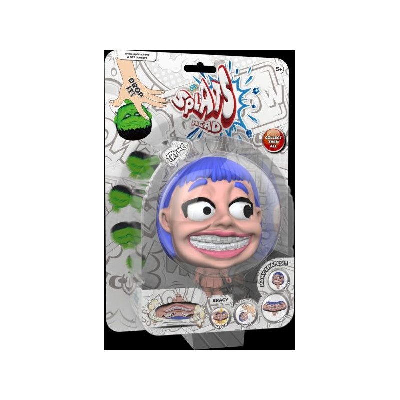 Splats Head Bracy The Ultimate Stress-Relieving, Shape-Shifting Fun Toy, 636083