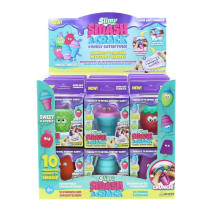 Slimy Smash And Crack Smashed Slime Blue-Pink Cone Ice Cream, 32605