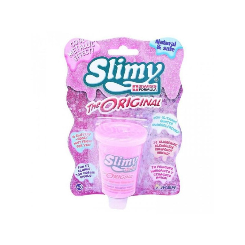 Slimy Mini Cup Metallic Assorted, 80G, 46078