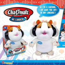Chatimals Bluetooth Interactive Hamster Talkback Dancing Soft Toys, 80640