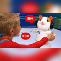 Chatimals Bluetooth Interactive Hamster Talkback Dancing Soft Toys, 80640