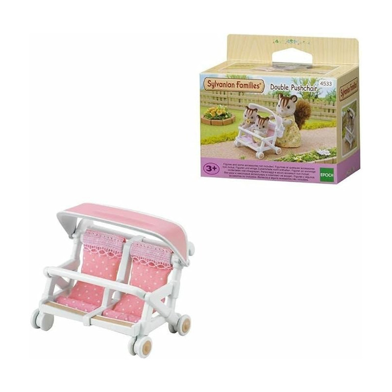 Sylvanian Families Double Pushchair, 4533