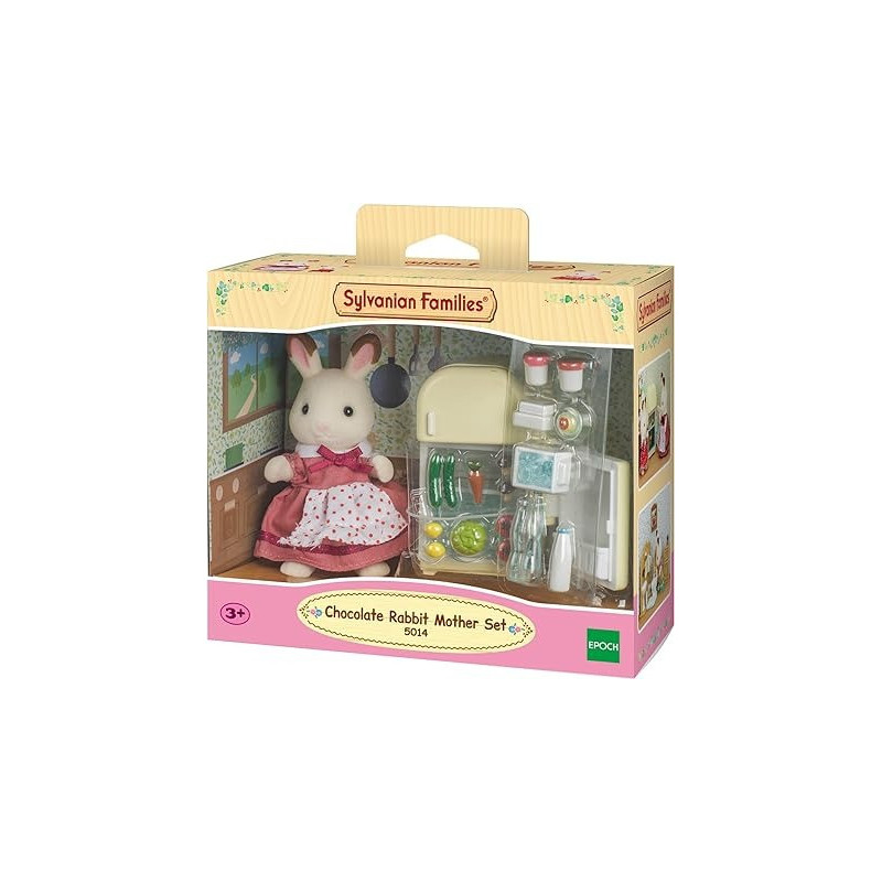 Sylvanian Families Chocolate Rabbit Mother Set, 5014