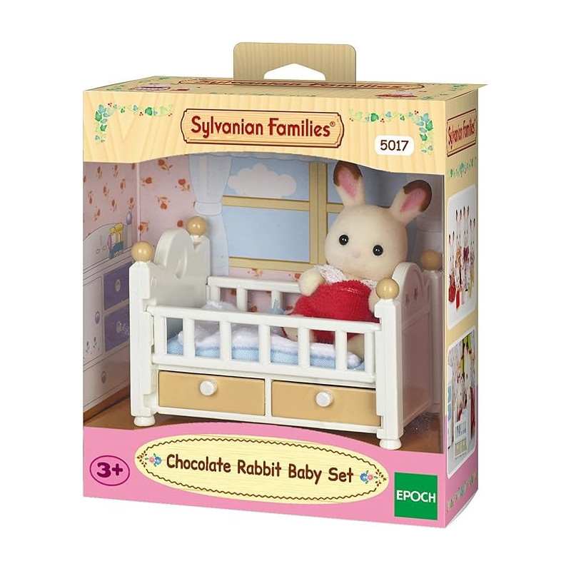 Sylvanian Families Chocolate Rabbit Baby Set, 5017