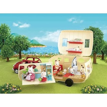Sylvanian Families The Caravan Dollhouse Playsets, 5045