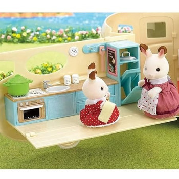 Sylvanian Families The Caravan Dollhouse Playsets, 5045