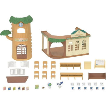 Sylvanian Families Country Tree School Gift Set, 5105