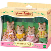 Sylvanian Families Striped Cat Family Dolls, 5180
