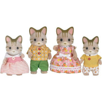 Sylvanian Families Striped Cat Family Dolls, 5180