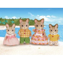 Sylvanian Families Striped Cat Family Dolls, 5180