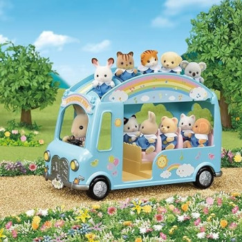 Sylvanian Families Sunshine Nursery Bus Playset, 5317