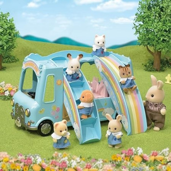 Sylvanian Families Sunshine Nursery Bus Playset, 5317