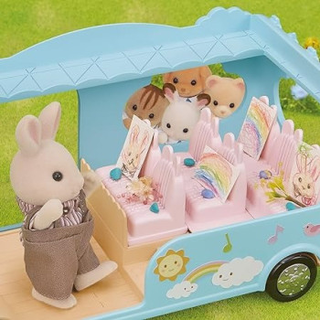 Sylvanian Families Sunshine Nursery Bus Playset, 5317