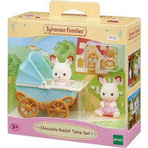 Sylvanian Families Chocolate Rabbit Twins Set, 5432