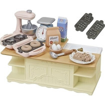 Sylvanian Families Kitchen Island Playset, 5442