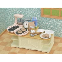 Sylvanian Families Kitchen Island Playset, 5442