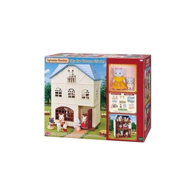 Sylvanian Families Sky Blue Terrace Gift Set, 5513