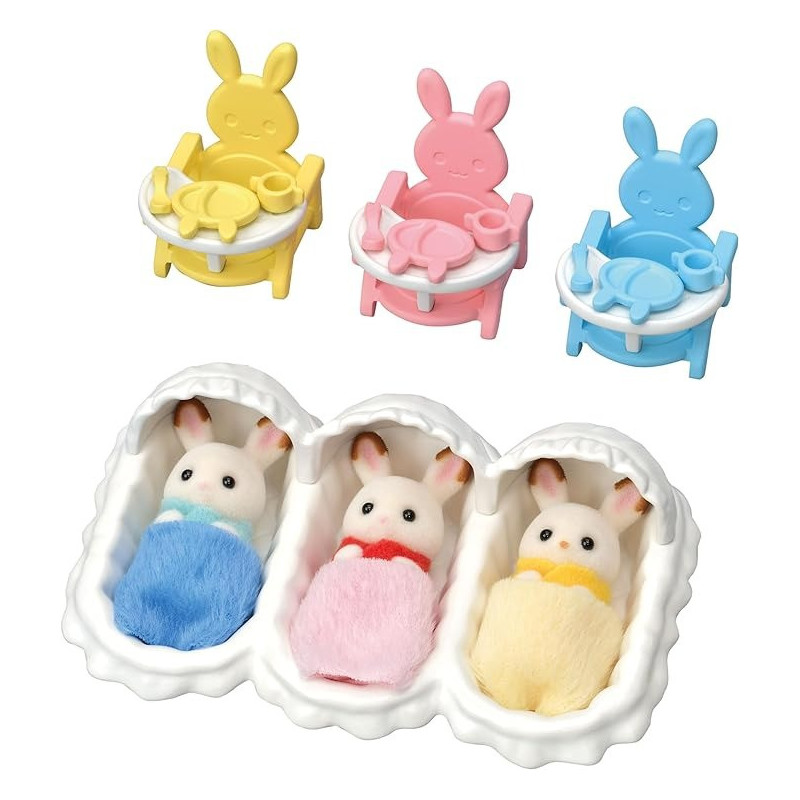 Sylvanian Families Triplets Care Set Playsets, 5532