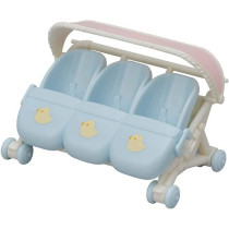 Sylvanian Families Triplets Stroller Car Seat Accessory, 5533