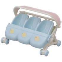 Sylvanian Families Triplets Stroller Car Seat Accessory, 5533
