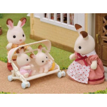 Sylvanian Families Triplets Stroller Car Seat Accessory, 5533