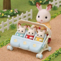 Sylvanian Families Triplets Stroller Car Seat Accessory, 5533