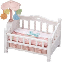 Sylvanian Families Baby Bed And Mobile Accessories Doll, 5534