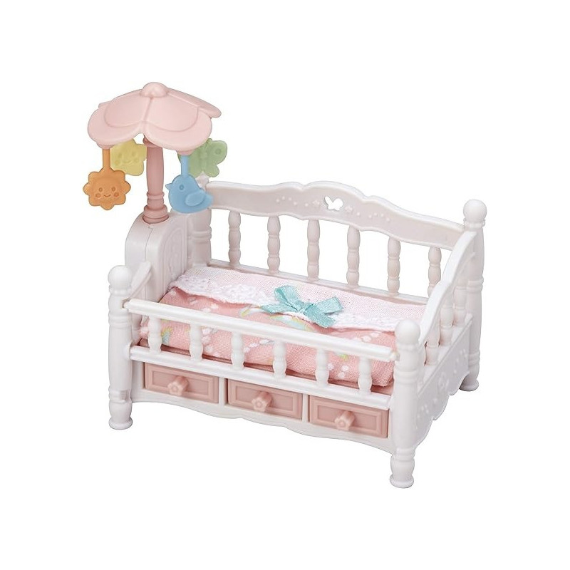 Sylvanian Families Baby Bed And Mobile Accessories Doll, 5534