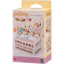 Sylvanian Families Baby Bed And Mobile Accessories Doll, 5534