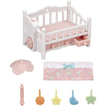 Sylvanian Families Baby Bed And Mobile Accessories Doll, 5534