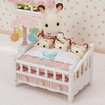 Sylvanian Families Baby Bed And Mobile Accessories Doll, 5534