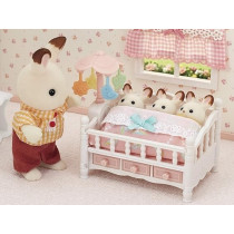 Sylvanian Families Baby Bed And Mobile Accessories Doll, 5534