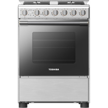 Toshiba Gas Cooker 60x60 Cm 4 Burners Steel RB2-60G4GE