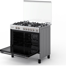 Toshiba Gas Cooker 90x60 Cm 5 Burner Steel RL2-90G5GE