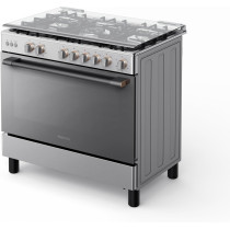 Toshiba Gas Cooker 90x60 Cm 5 Burner Steel RL2-90G5GE