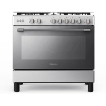 Toshiba Gas Cooker 90x60 Cm 5 Burner Steel RL2-90G5GE