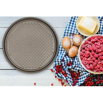 Tefal Spring Form Baking Mold, Easygrip 27 CM Round Baking Tray, Carbon Steel