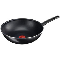 Tefal Super Cook Wokpan, Black, 28 CM, Aluminum