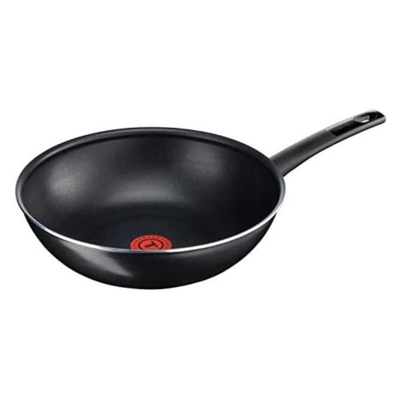 Tefal Super Cook Wokpan, Black, 28 CM, Aluminum
