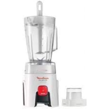 Moulinex 450W, Blender With Coffee Grinder and Mix Stick, Red