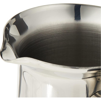 Korkmaz Orbit Stainless Steel Turkish Coffee Pot, 3 Cup, Silver