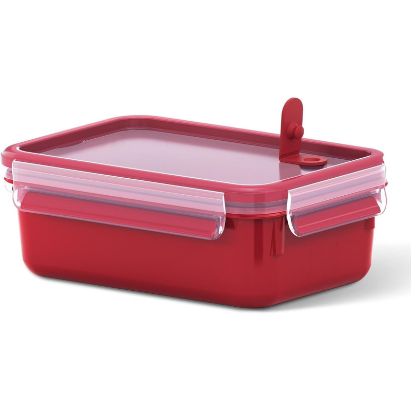 Tefal Masterseal Micro Box 1 Litre Food Container, Red, Plastic
