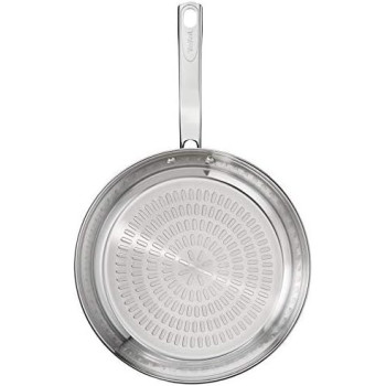 Tefal Intuition 24CM Frypan, Stainless Steel, Silver