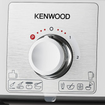 Kenwood Food Processor 1000W Multi-Functional With 3L Bowl, 2 Stainless Steel Disks, Blender, Grinder Mill, Whisk, Dough Maker, White