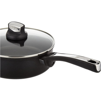 Tefal Expertise 24CM Saute Pan With Lid, Black, Aluminium
